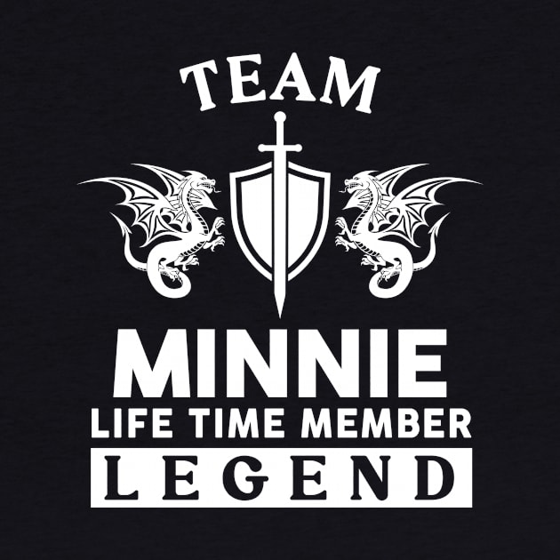 Minnie Name T Shirt - Minnie Life Time Member Legend Gift Item Tee by unendurableslemp118